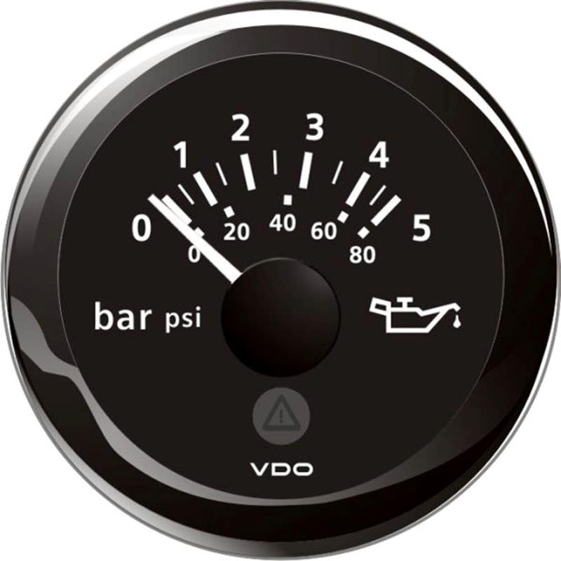 Öldruckanzeige 52mm 0 - 5 bar VDO Verglnr. 155919551 